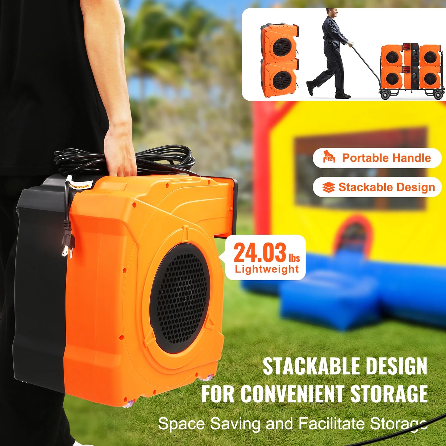 Inflatable Blower Bounce Blower Pump Commercial Inflatables Electric Fan Waterslides Test