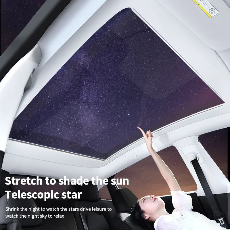 Sunshades for Tesla Model Y 2024 Car Magnetic Sunroof Sunshade