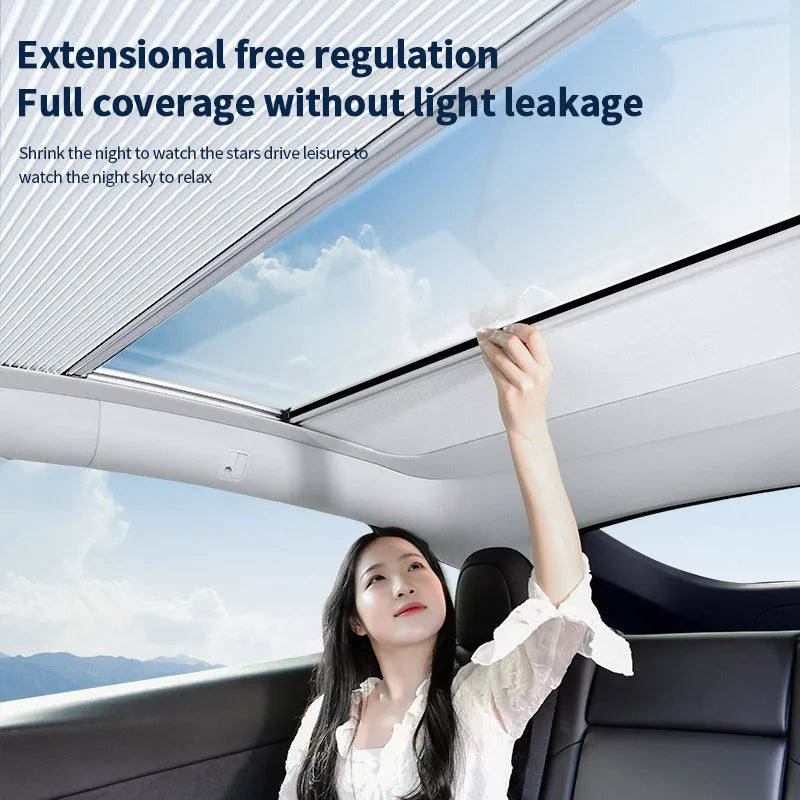 Sunshades for Tesla Model Y 2024 Car Magnetic Sunroof Sunshade