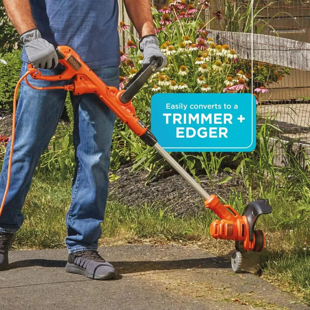 3-in-1 Corded Lawn Mower, String Trimmer & Edger, 12-Inch