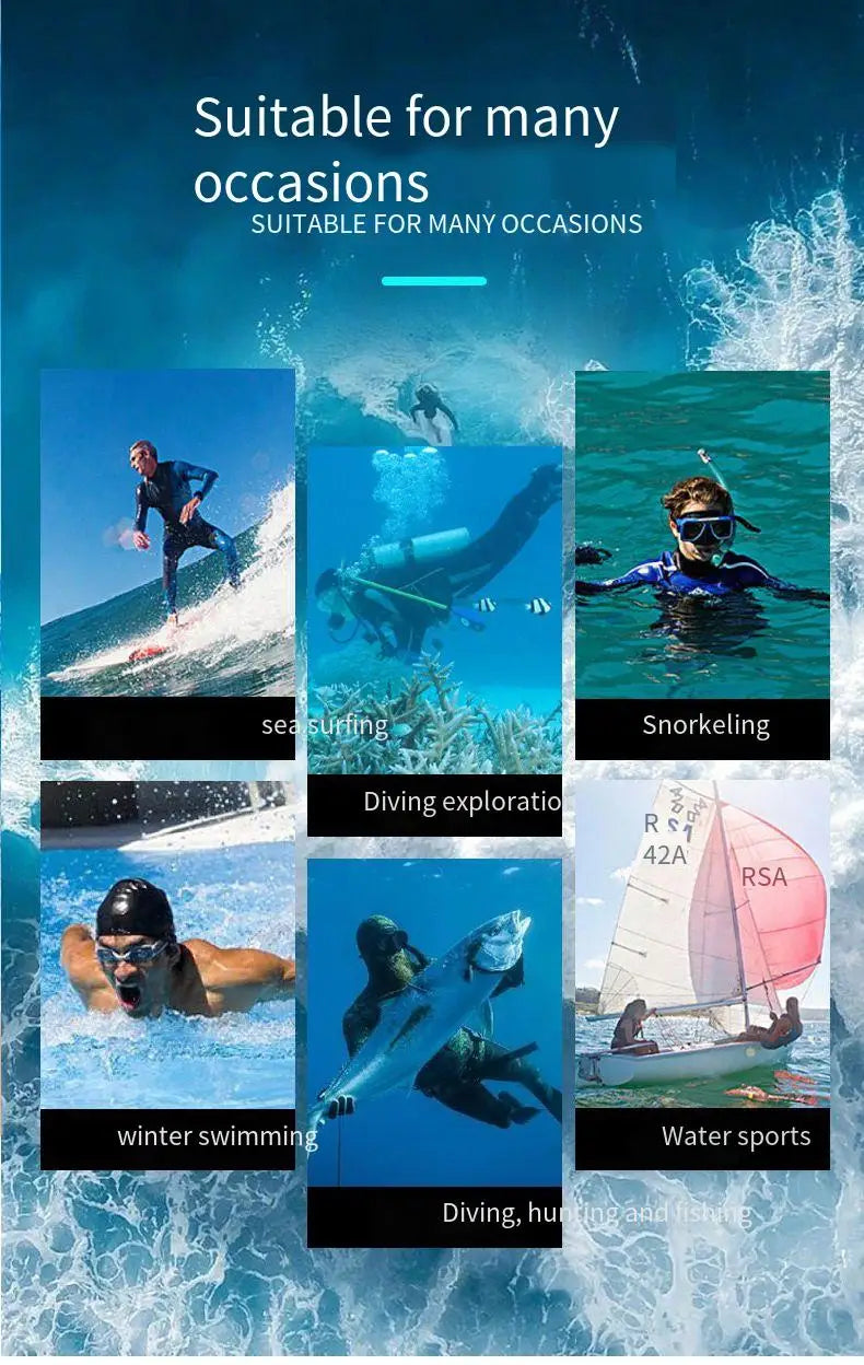 3mm Neoprene Men Women Quick Drying Surfing Snorkeling Scuba Diving Suits One Piece