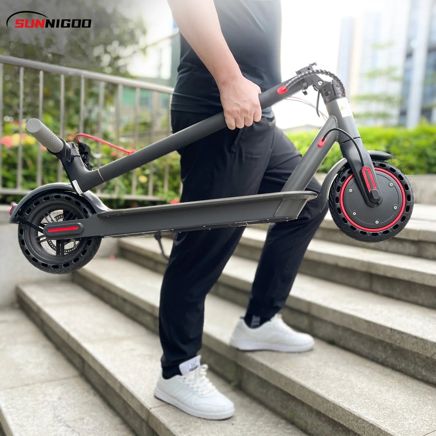 Adult Electric Scooter 350W with APP Lightweight Long Range 30km