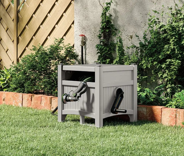Hose Hideaway Hose Reel gray 100ft
