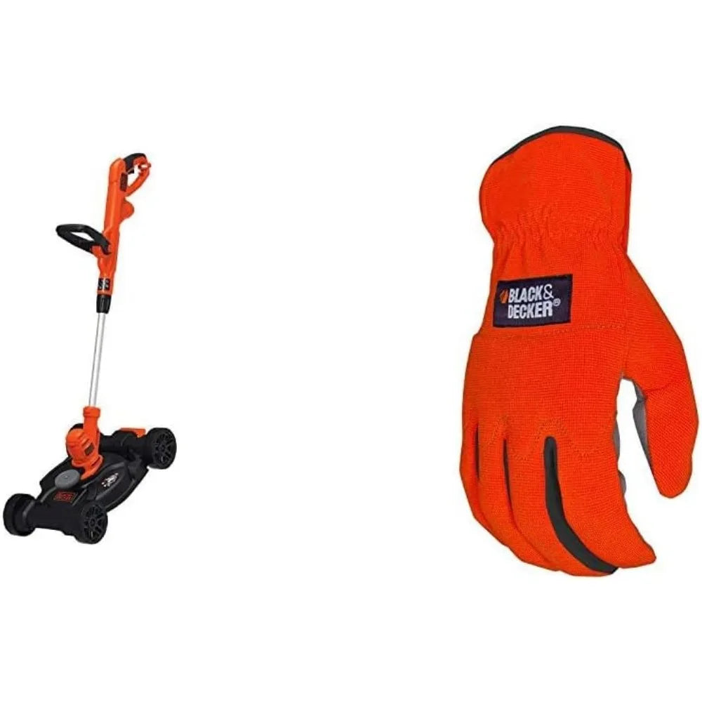 3-in-1 Corded Lawn Mower, String Trimmer & Edger, 12-Inch
