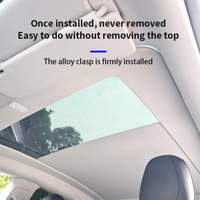 Electric Sunshade for Tesla Model Y 2024-20241 Car Sunroof Sun Visor