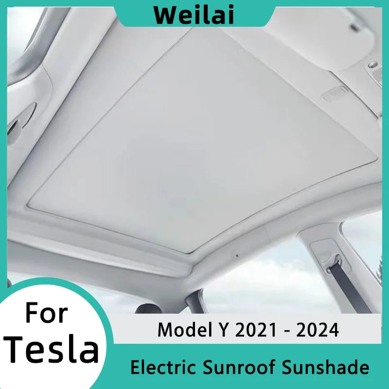 Electric Sunshade for Tesla Model Y 2024-20241 Car Sunroof Sun Visor