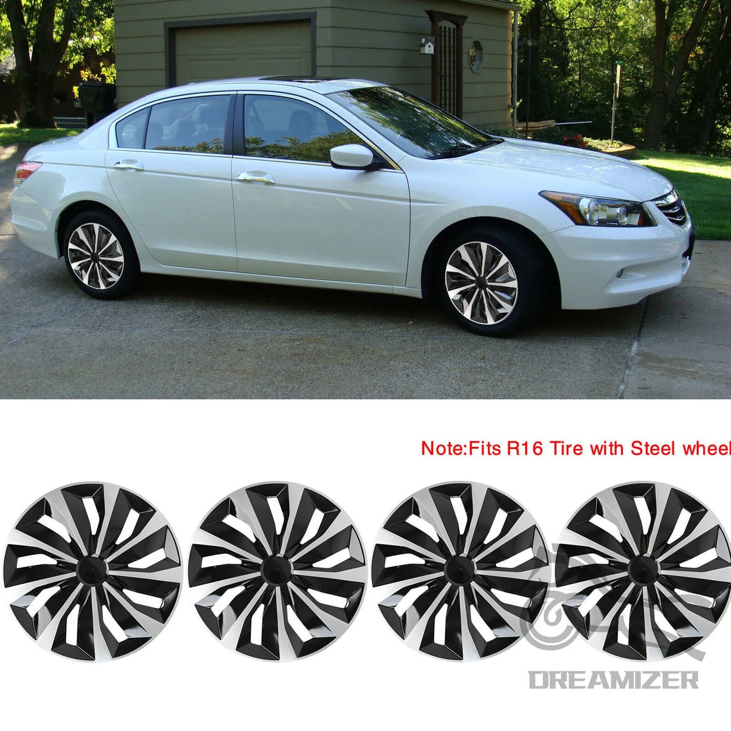 4PCS 15/16 Inch Hub Caps For Toyota/Ford/ KIA/Honda/Volkswagen VW Wheel Hub Cap
