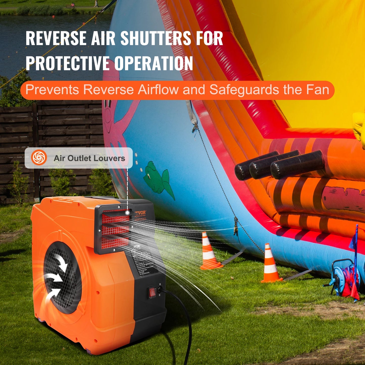 Inflatable Blower Bounce Blower Pump Commercial Inflatables Electric Fan Waterslides Test