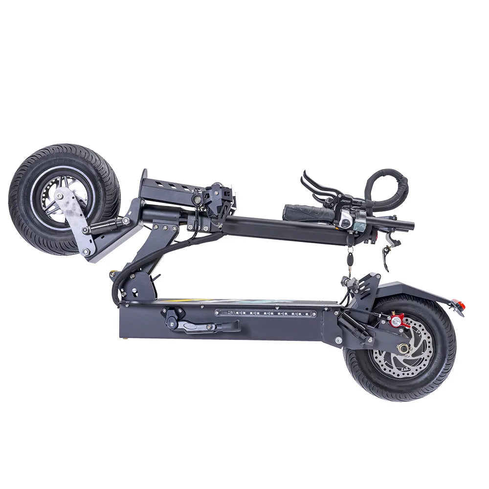 Electric Scooter with Seat, 12 "Off Road, Super Cool Light, 1600W, 55 km/h,