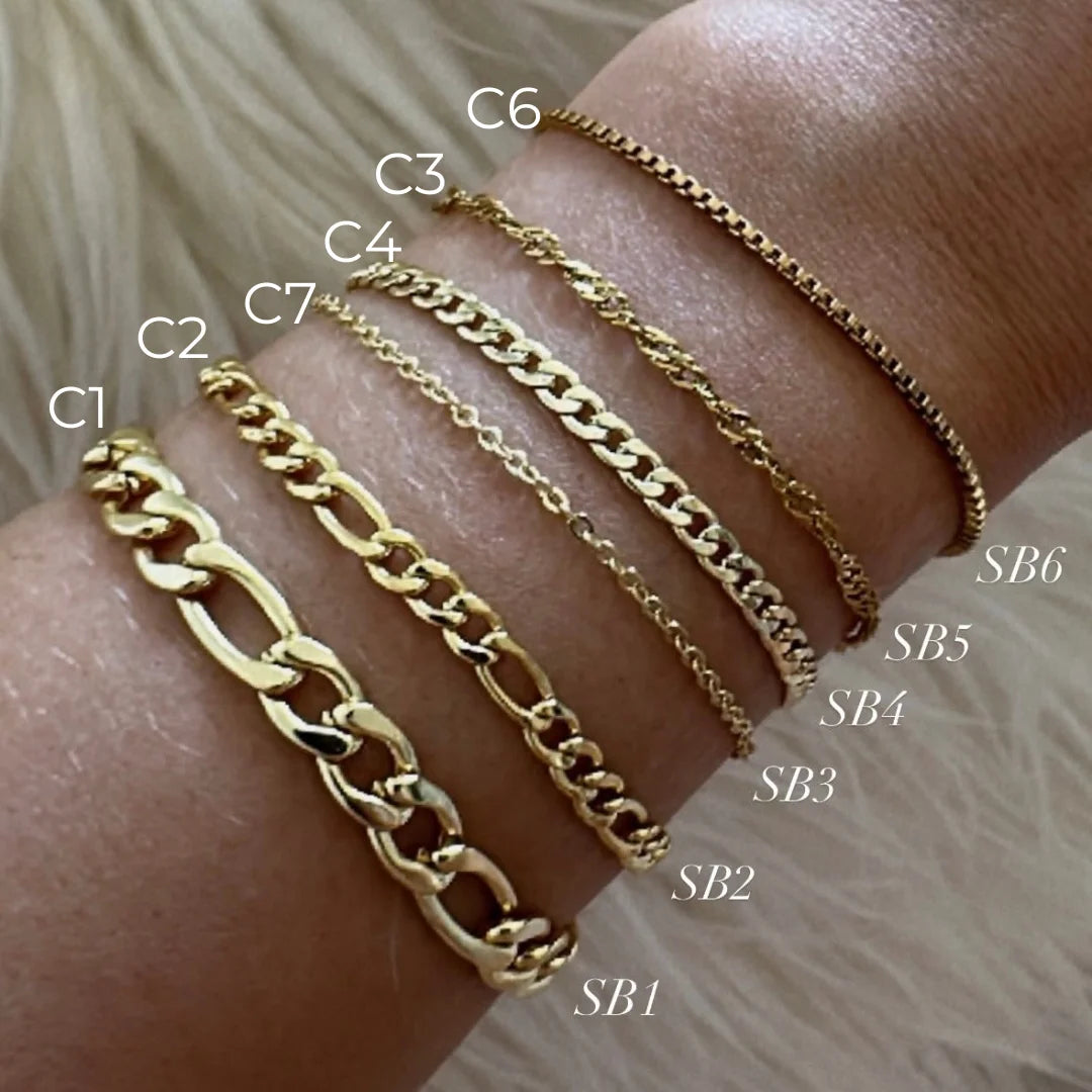 Two Color Women's Jewelry Personalized Nameplate Anklet