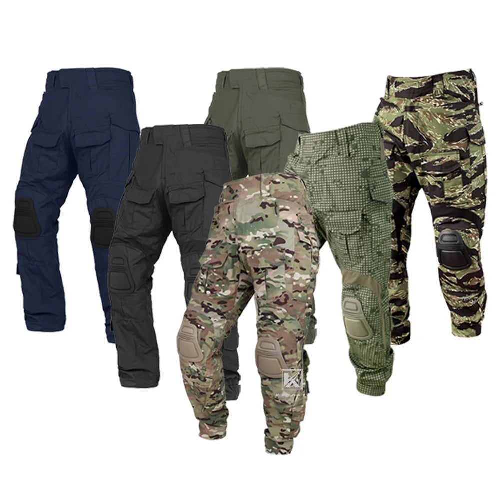 Combat Pants With Knee Pads For Hunting Outdoor Hiking Men Trousers