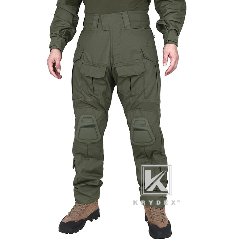 Combat Pants With Knee Pads For Hunting Outdoor Hiking Men Trousers