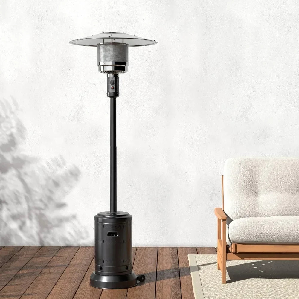 Outdoor Heater 46000 BTU Outdoor Propane Patio Heater With Wheels