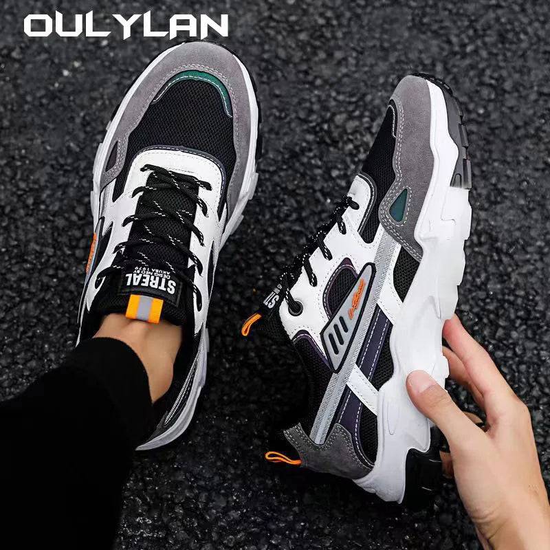 Women Men's Breathable Mesh Running Sneakers Running Shoes Anti-skid 2024