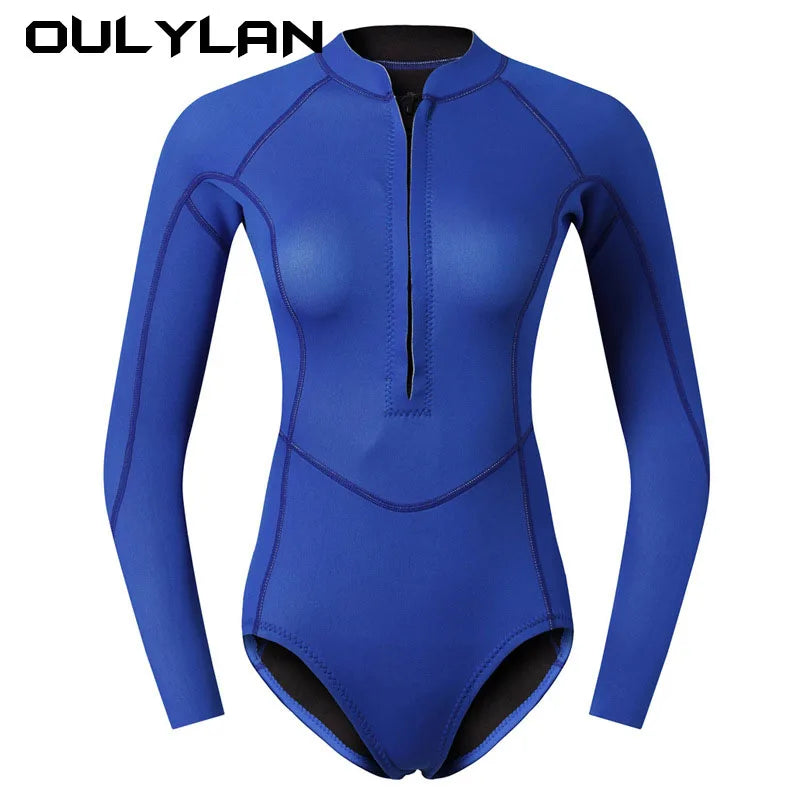 Women's 2MM Neoprene Snorkeling Wetsuits Keep Warm Scuba Water Sport Surfing Diving