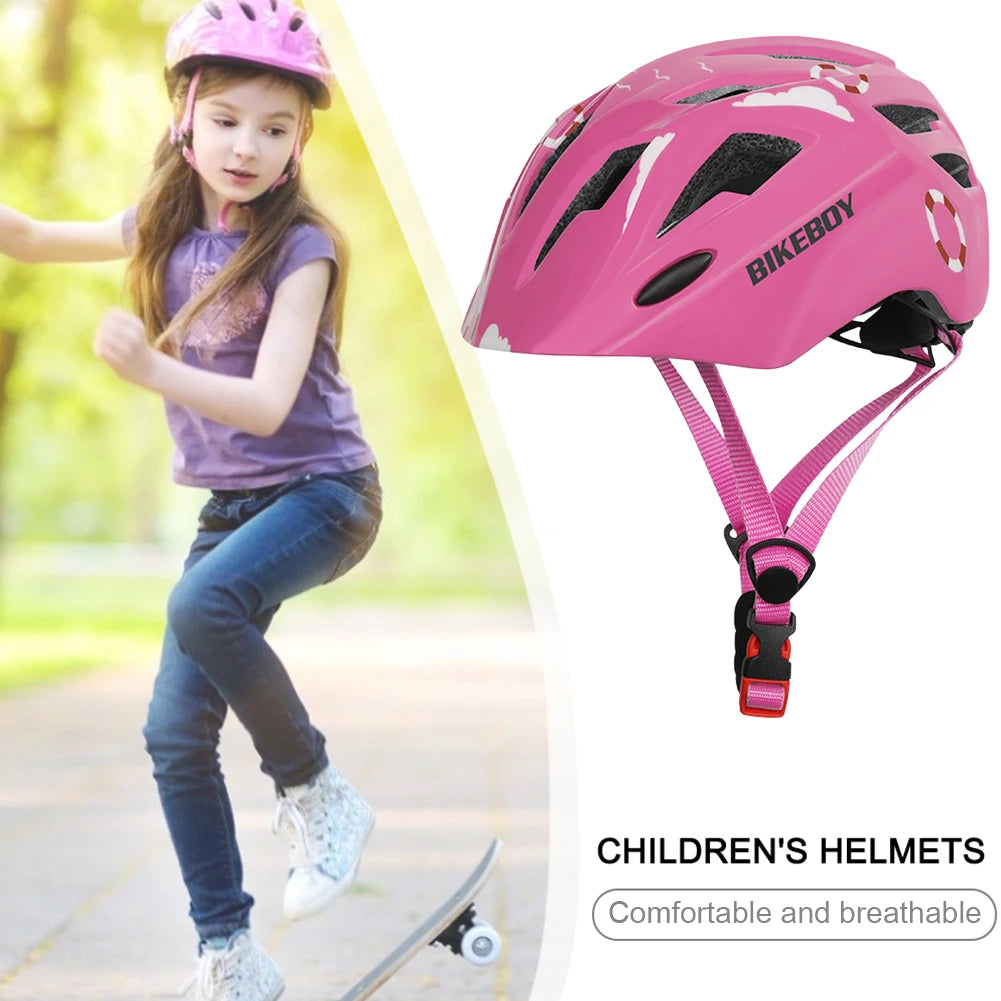 Kids Cycling Helmet Safety Helmet with Taillights Scooter Helmet Lightweight