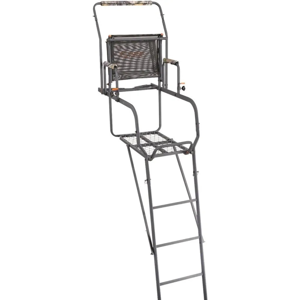 Climbing Ladder Tree Stand for Hunting with Mesh Seat, Hunting Gear