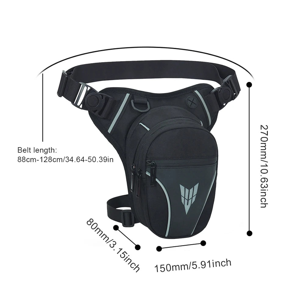 Leg Side Bag Waterproof Thigh Bag Motorbike Thigh Belt Bag Outdoor