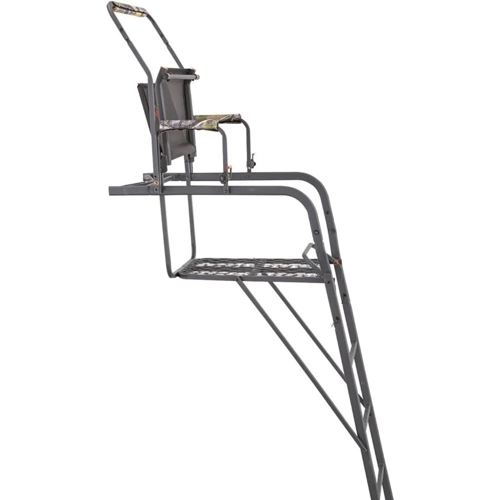 Climbing Ladder Tree Stand for Hunting with Mesh Seat, Hunting Gear