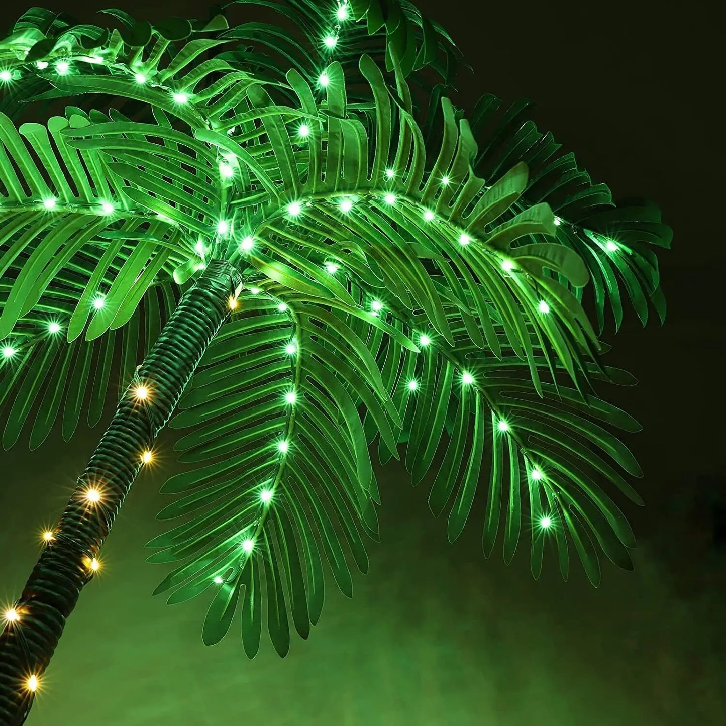 US 6FT LED Lighted Palm Tree Outdoor Artificial Palm Tree Swim Pool Party Decor decoracion outdoor lighting garden