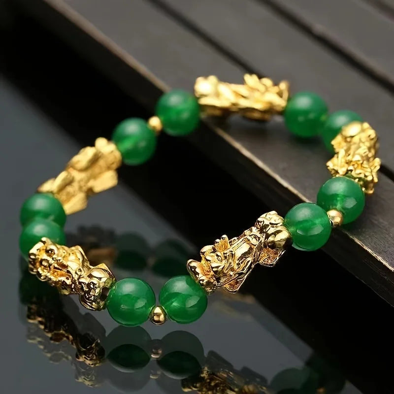 Chinese Ethnic Style Pixiu Beaded Bracelet For Women Fashion Lucky Wealth Jewelry Gift