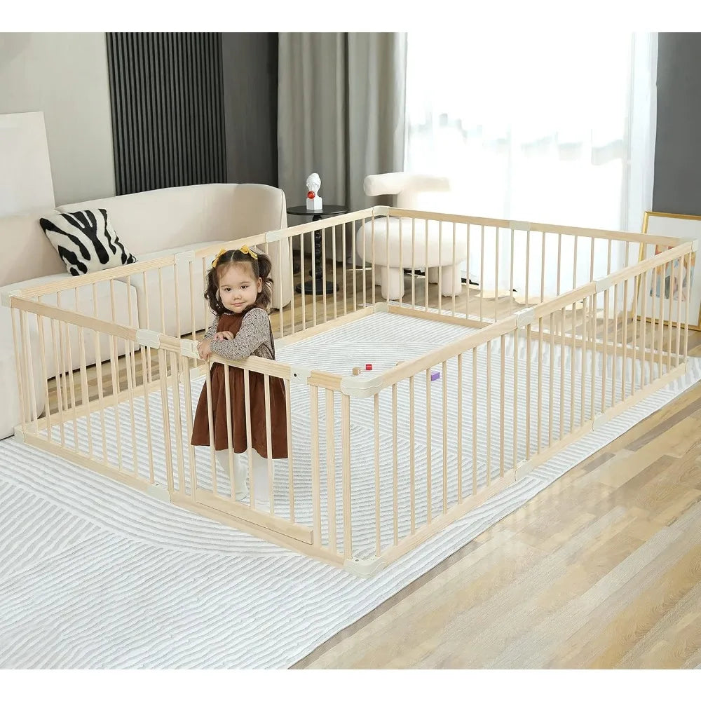 Baby Playpen Play Fence Gate and Toddlers Kids ,Baby Play Yards Gym