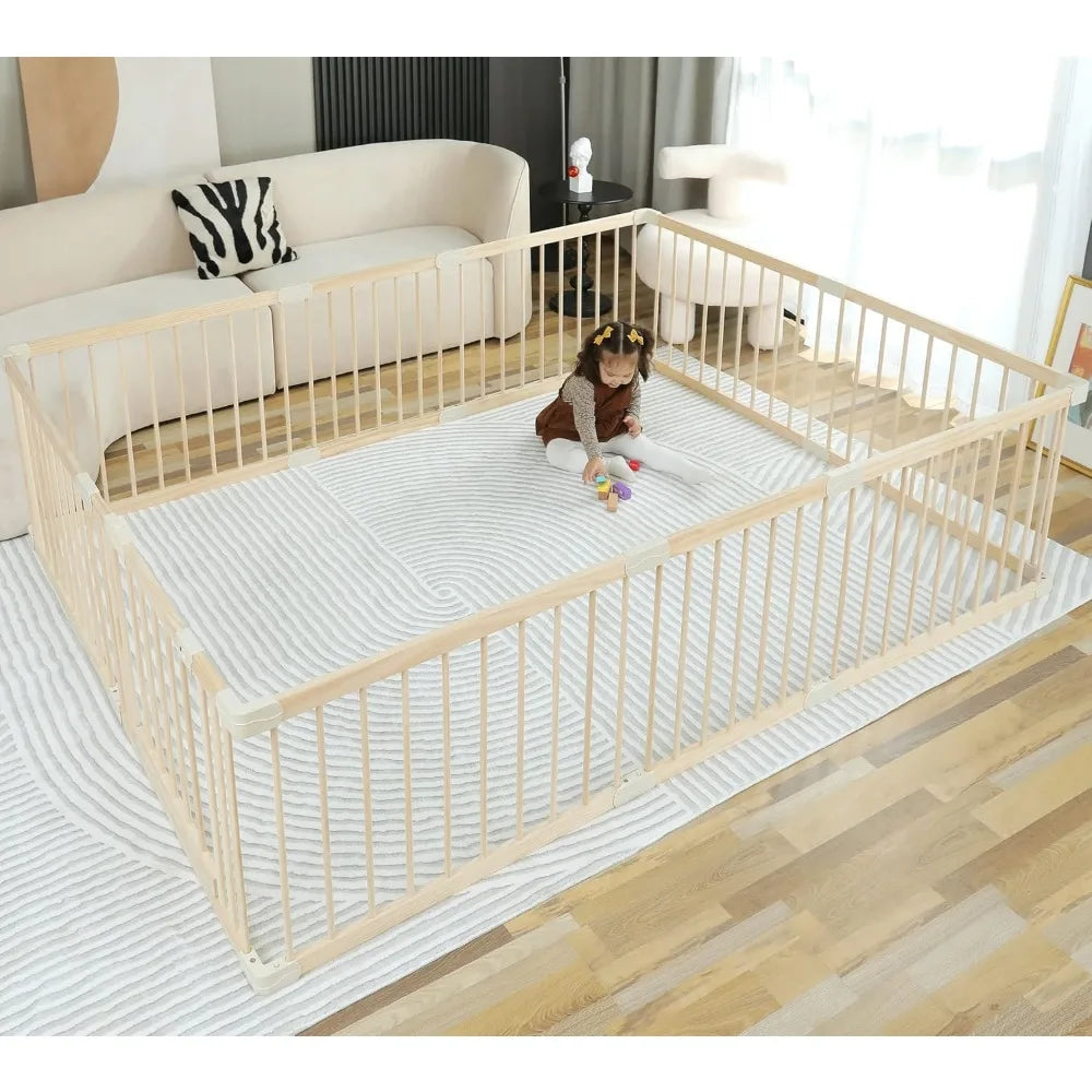 Baby Playpen Play Fence Gate and Toddlers Kids ,Baby Play Yards Gym