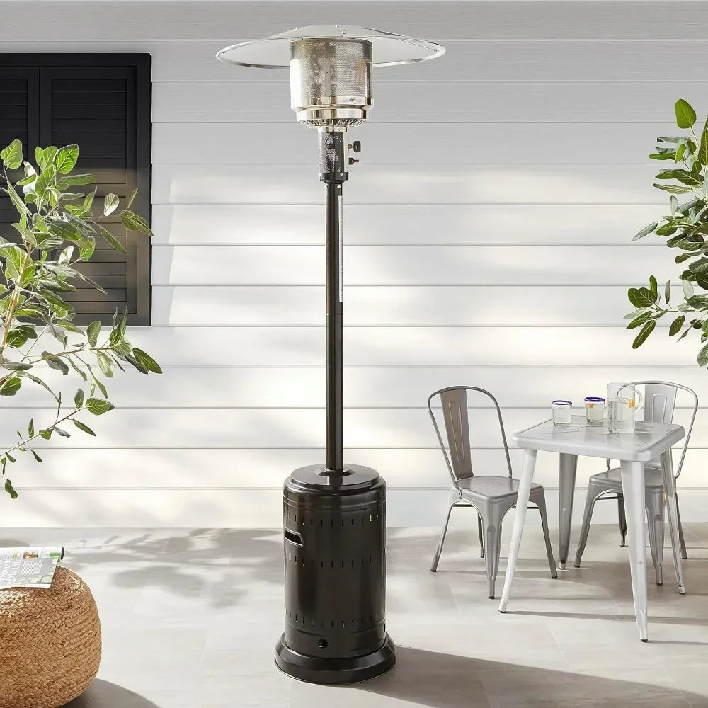 Outdoor Heater 46000 BTU Outdoor Propane Patio Heater With Wheels