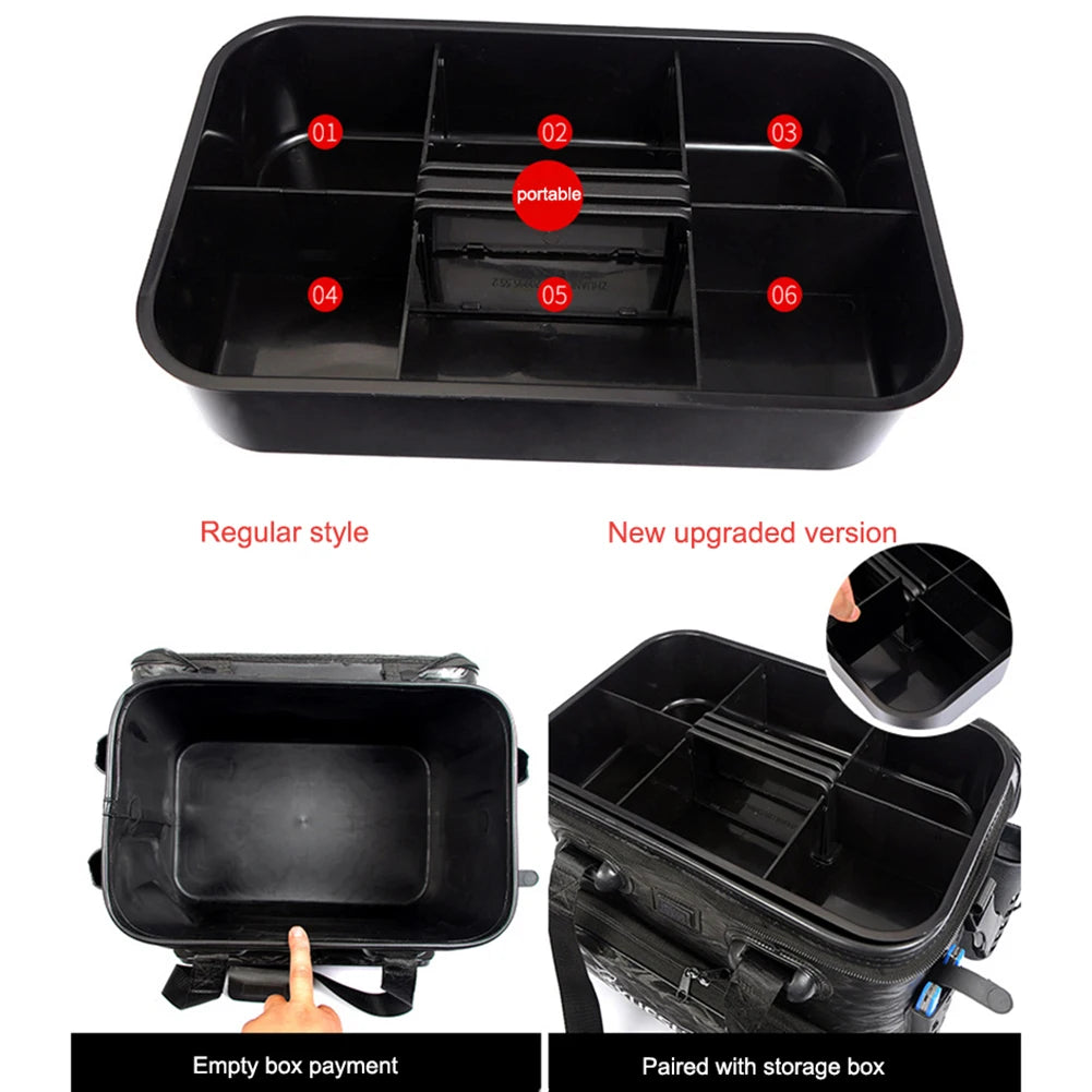 Fishing Tackle Box Multifunction Fishing Bag Keep Fresh Live Fish Bucket