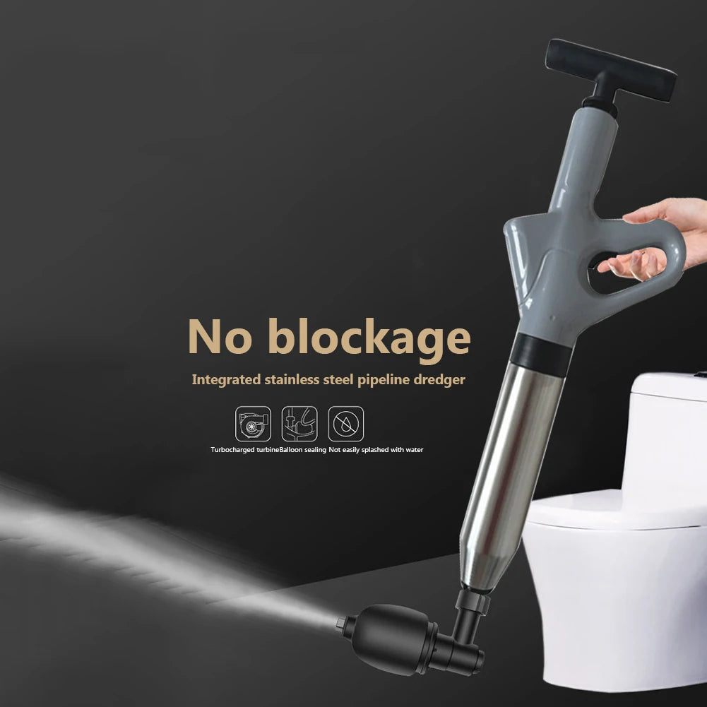 Toilet Air Drain Blaster Pipe Plunger Unblocker High Pressure