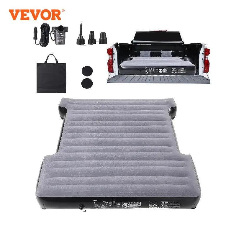 Truck Bed Air Mattress for 5.5-5.8 ft Full Size Short Truck Beds for Silverado