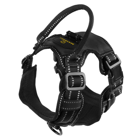 Dog Harness No Pull Breathable Reflective Pet Harness Vest For Small Large Dog